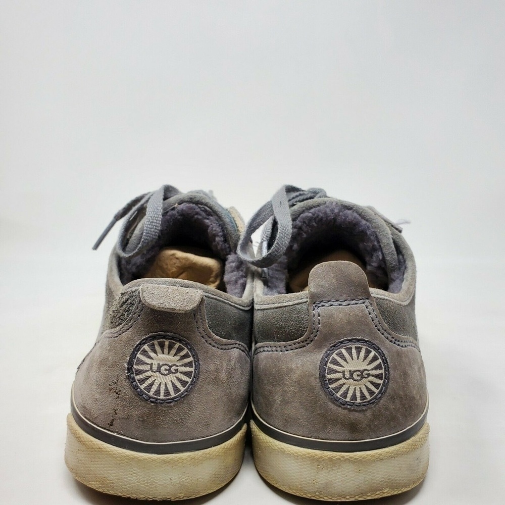 UGG AUSTRALIA EVERA 1888 Gray Suede Tennis Sneaker - Picture 5 of 11